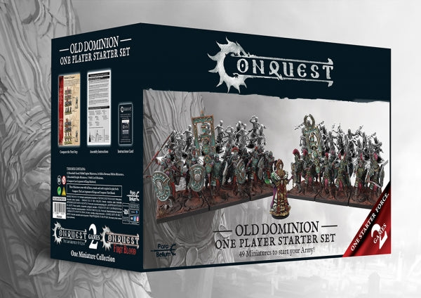 Old Dominion: 1 player Starter Set, Miniature Set