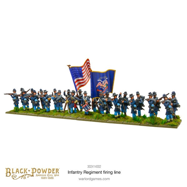 Black Powder, ACW, infantry regiment, 28mm, resin miniatures, painted
