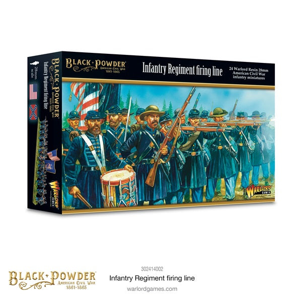 Black Powder, box art, ACW infantry regiment, resin, 28mm miniatures