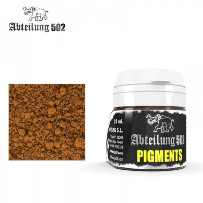 Abteilung 502: Pigments - OCHRE RUST. Paints and pigments