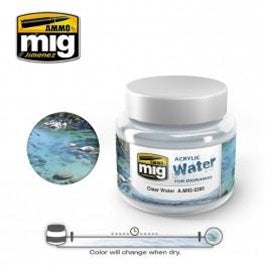 AMMO, Mig, acrylic water effect, clear