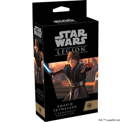 Atomic Mass Games, Star Wars: Legion, box art, Anakin Skywalker, plastic miniature