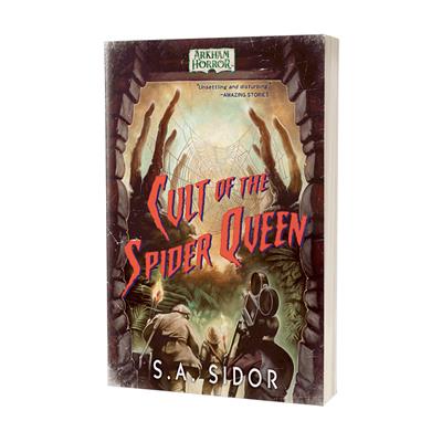 Aconyte Books Arkham Horror: Cult of the Spider Queen, cover art