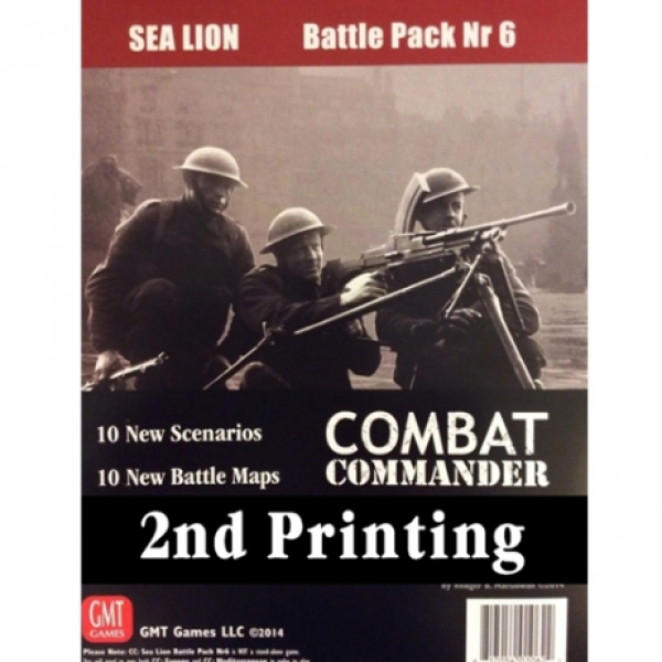 GMT Games, Combat Commander Battle Pack #6 Sea Lion, box art, wargame