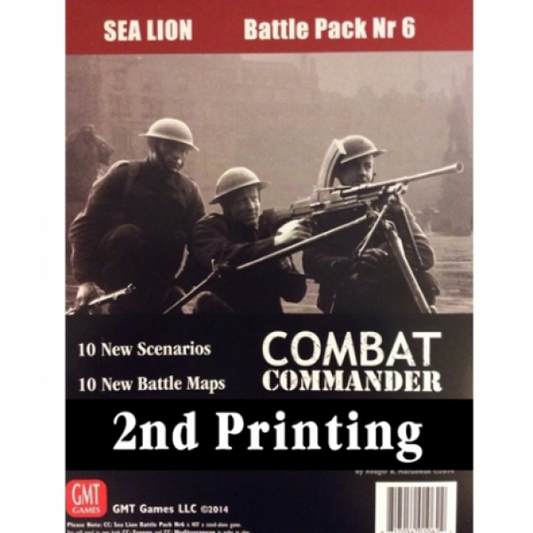 GMT Games, Combat Commander Battle Pack #6 Sea Lion, box art, wargame