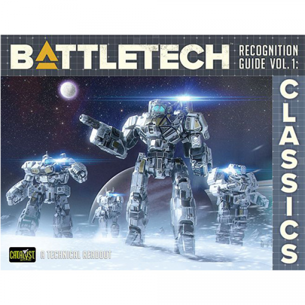 Classic BattleTech: Recognition Guide Vol. 1 Classics by Catalyst Games. Sourcebook for Battletech. Cover art