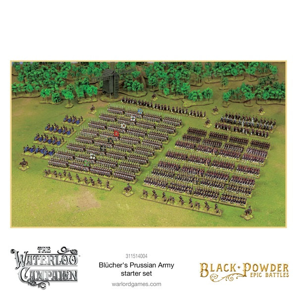 Waterloo, Prussians, painted, starter army
