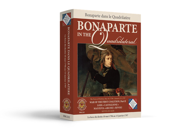Bonaparte in the Quadrilateral by OSG Games.  Napoleonic Wars board game