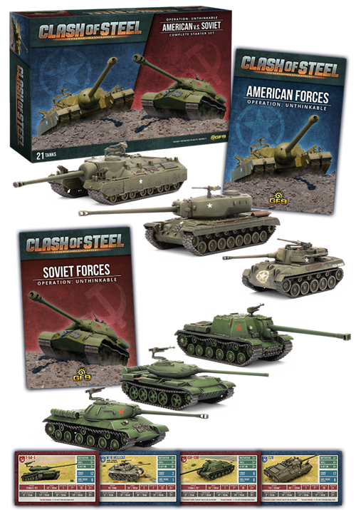 Clash of Steel starter set components