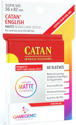 Gamegenic Catan card sleeves matte 56 x 82mm