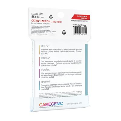 Gamegenic Catan sleeves 56 x 82mm back view