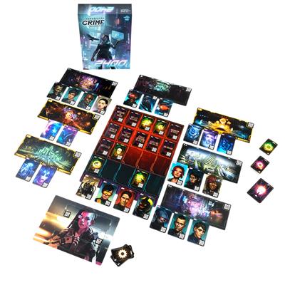 Chronicles of Crime: The Millennium Series 2400. Board game. Components