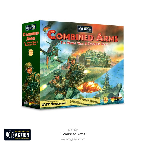 Warlord Games. Combined Arms. Board wargame. WW2. Box art