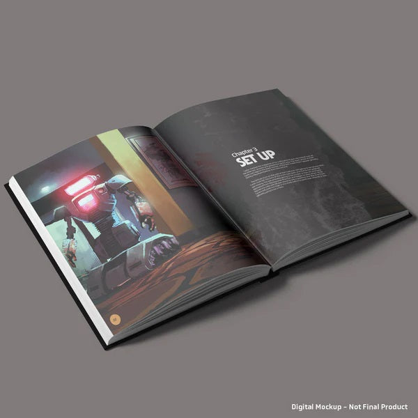 Don't look Back, miniature rules, horror, 32mm scale, interior view, core rules