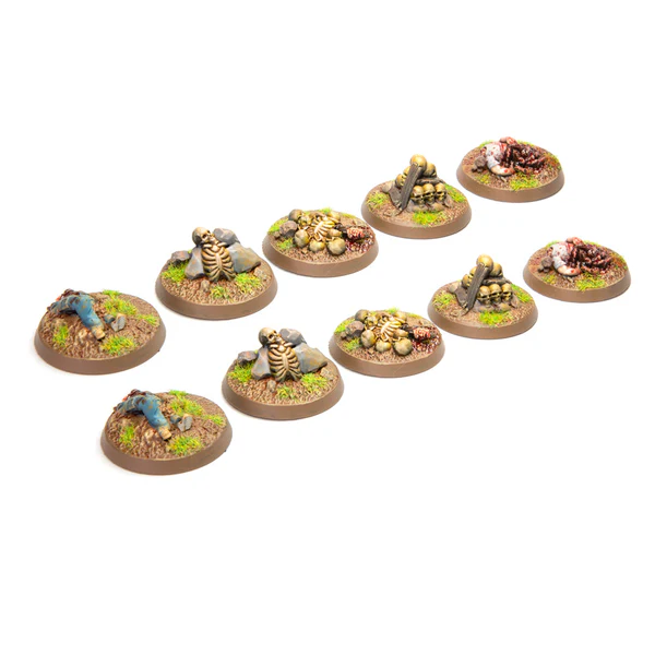 Don't Look Back, markers and tokens, horror, resin, 32mm, can be used as scenic bases for monsters