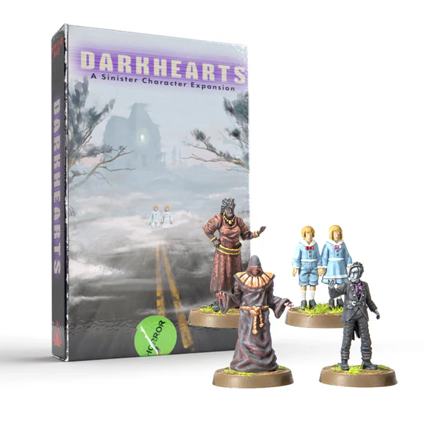 Don't Look Back, Darkhearts expansion, VHS packaging, resin, painted
