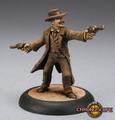 Doc Holiday 25mm heroic scale by Reaper. Chronoscope line, painted.
