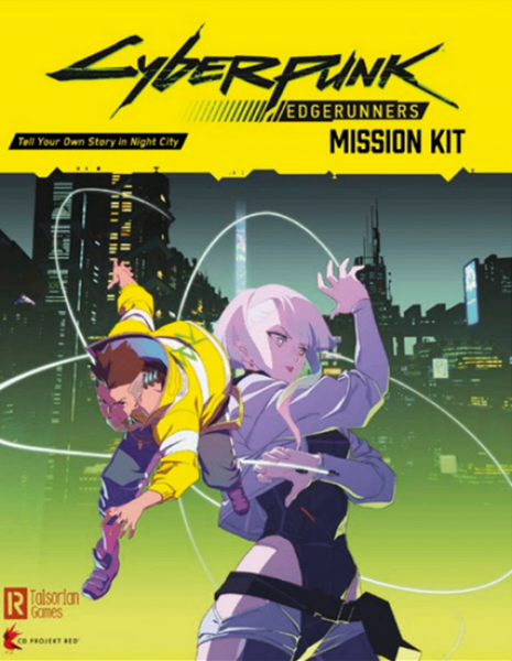 Cyberpunk,  Edgerunners Mission Kit, box art, R. Talsorian Games, Role-playing game