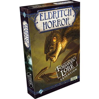 Eldritch Horror: Forsaken Lore expansion for Eldritch Horror. Box art