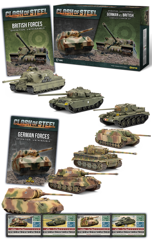 Clash of Steel starter set components