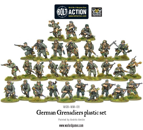 Bolt Action, 28mm miniatures, painted, plastic