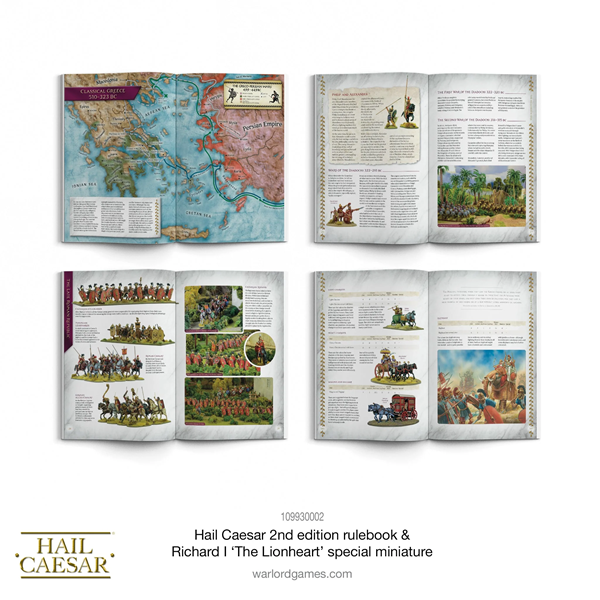 Hail Caesar, miniatures rulebook, interior