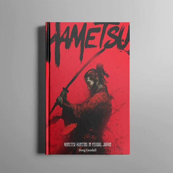 Hametsu, rule book, post-apocalyptic, monster hunting, feudal Japan
