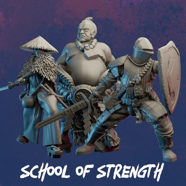 Hametsu, School of Strength, 32mm, miniatures