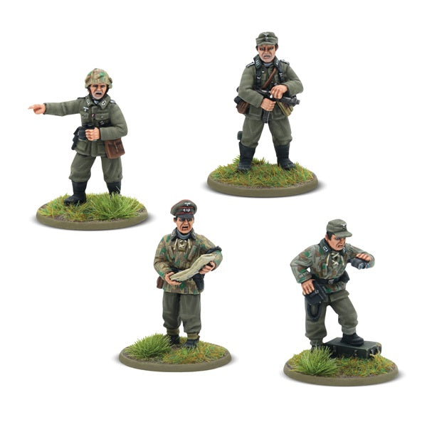 Heer platoon commander by Warlord Games. 28mm resin miniatures for Bolt Action. 