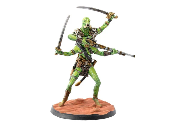 Tars Tarkas 32mm resin miniature from John Carter game by Modiphius