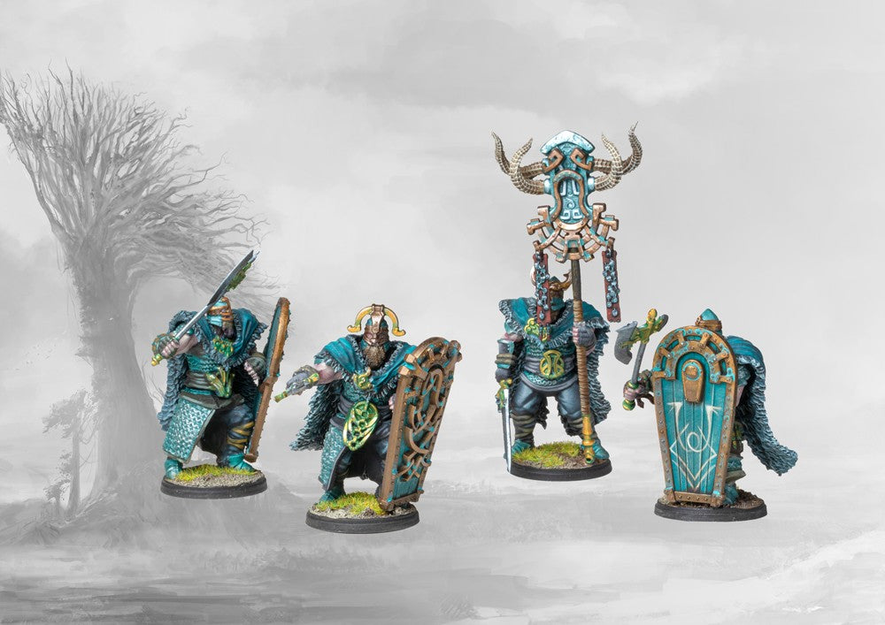 Conquest: Nords - Huskarls - 4 Miniatures Example