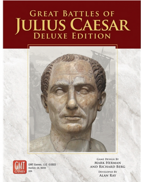 GMT Games Great Battles of Julius Caesar. Great Battles of History series. Box art. Board  game