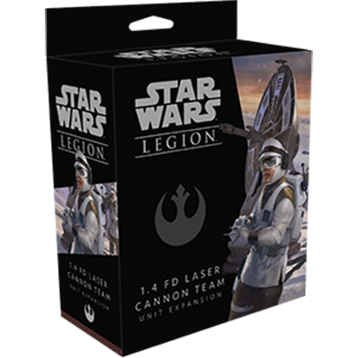 Star Wars Legion, 1.4 FD Laser Cannon team, box art