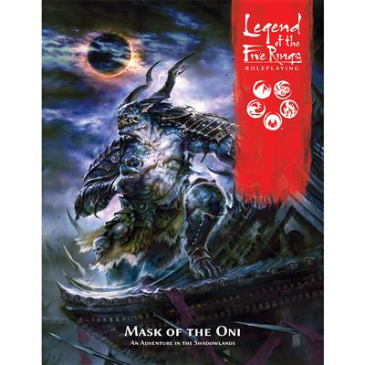 Mask of the Oni by Edge. Role playing expansion.  Cover art.