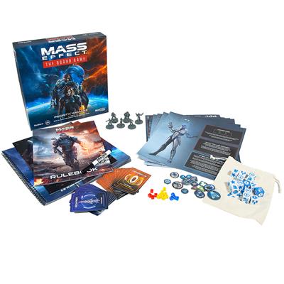 Mass Effect The Boad Game by Modiphius. Contents.