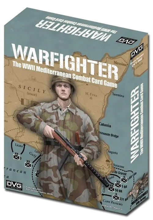 Dan Verssen Games. Warfighter WW2 Mediterranean Theater. Box art