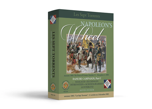 Napoleons Wheel, Danube Campaign by OSG Games. Napoleonic board wargame