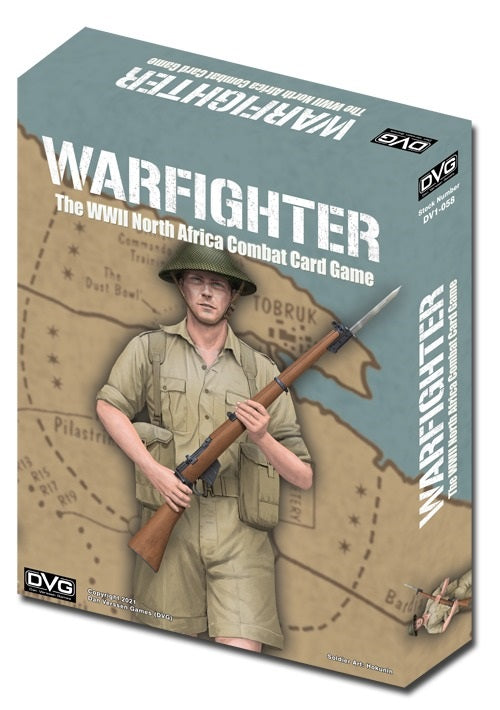 Dan Verssen Games. Warfighter North Africa. WW2 wargame. Box art