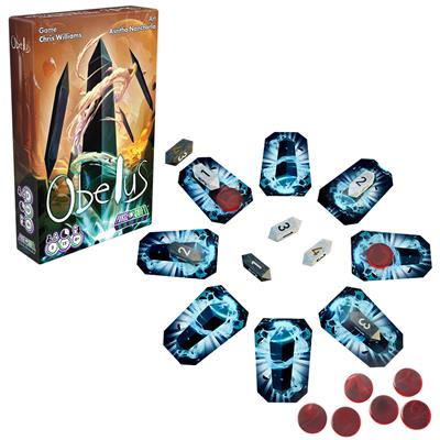 Obelus by Tabletop Tycoon. 2-player game. Fantasy game. Components
