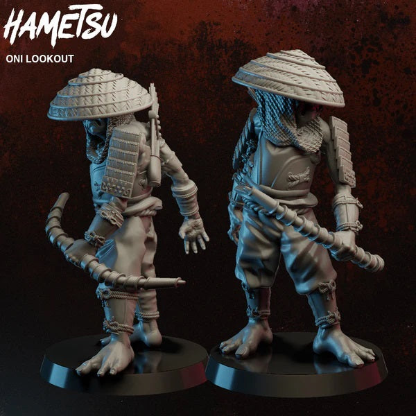 Hametsu, Oni Champions, 32mm, Oni Lookout, resin, miniature