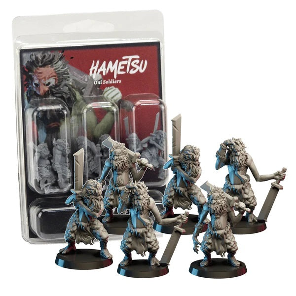 Hametsu, Oni Soldiers, blister pack, 32mm, miniatures