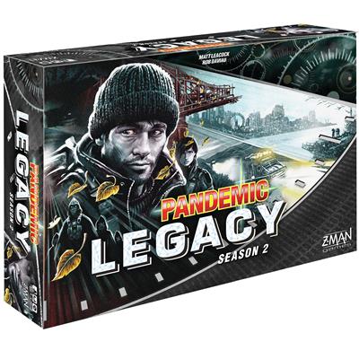 Pandemic Legacy season 2 Black cover.  Box art.