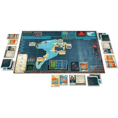 Pandemic Legacy season 2 Yellow edition components