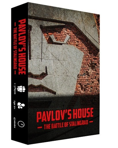 Pavlov's House, Dan Verssen Games.  WW2 wargame Russian front. Box art