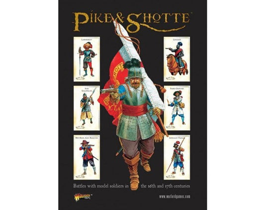 Pike and Shotte, book cover, miniature rules, 17th Century, English Civil War, Thirty Years War, 1618-1652