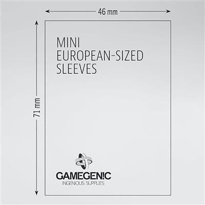 Gmegenic card sleeves size