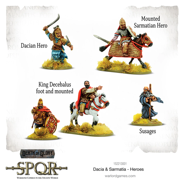 SPQR game, painted, miniatures, 28mm, Dacia, Sarmatia