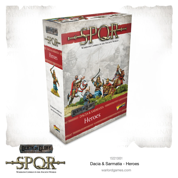 SPQR game, box art, Dacia, Sarmatia