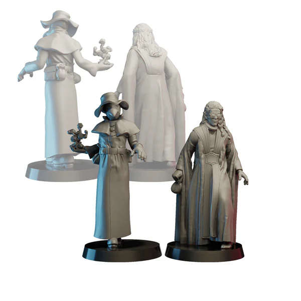 Don't Look Back, Session 0, expansion, resin, miniatures, unpainted