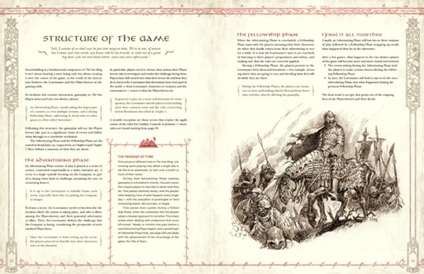 Game book page with text and illustration of a man on horseback with ships in the background